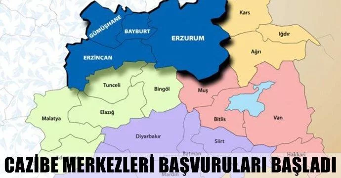 Cazibe Merkezleri Başvuruları Başladı