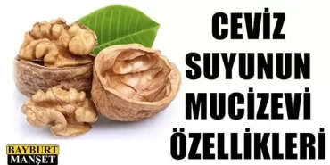 Ceviz suyunun mucizevi özellikleri