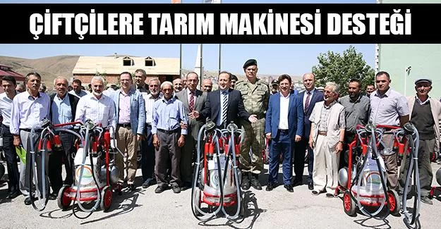 Çiftçilere Tarım Makinesi Desteği