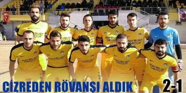 Cizreden rövanşı aldık