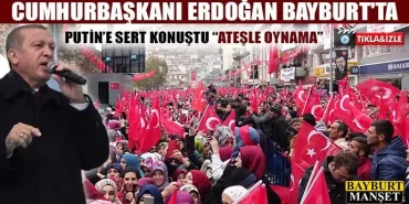 Cumhurbaşkanı Erdoğan Bayburt'ta Konuştu