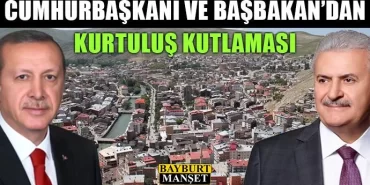 Cumhurbaşkanı ve Başbakan’dan Kurtuluş Kutlaması