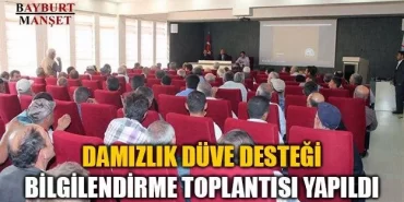 Damızlık Düve Desteği Bilgilendirme Toplantısı Yapıldı