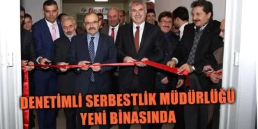 Denetimli serbestlik müdürlüğü yeni binasında