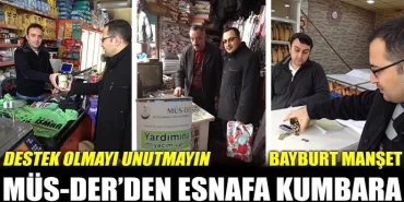 Müs-Der’den Esnafa Kumbara