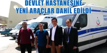 Devlet Hastanesine Yeni Araçlar Dahil Edildi