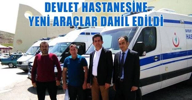 Devlet Hastanesine Yeni Araçlar Dahil Edildi