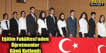 Eğitim Fakültesi’nden Öğretmenler Günü Kutlandı