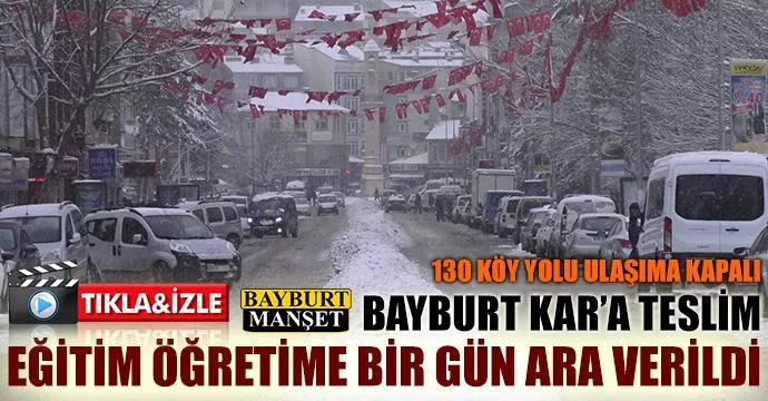 Eğitim öğretime bir gün ara verildi - VİDEO