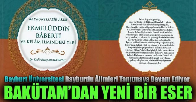 Ekmelüddin Baberti ve Kelam İlmindeki Yeri