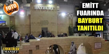 Emitt Fuarında Bayburt Standına Yoğun İlgi
