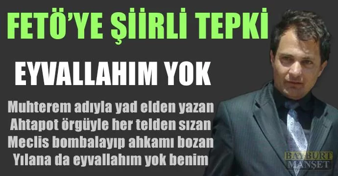 FETÖ'ye şiirli tepki