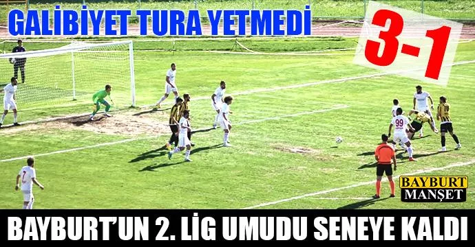 Galibiyet Tura Yetmedi