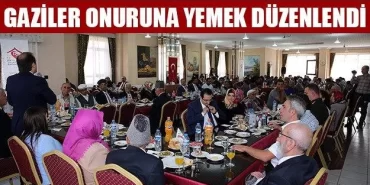 Gaziler Onuruna Yemek Düzenlendi