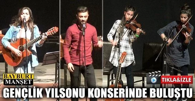 Gençlik yıl sonu konserinde buluştu