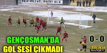 Gençosman’da Gol Sesi Çıkmadı