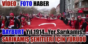 Bayburt Sarıkamış Şehitleri İçin Yürüdü