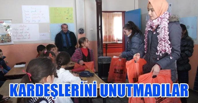 Kardeşlerini unutmadılar