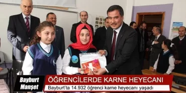 Öğrencilerde Karne Heyecanı