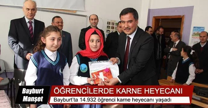 Öğrencilerde Karne Heyecanı