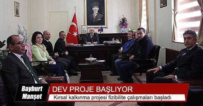 Kırsal Kalkınma Projesi Fizibilite Çalışmaları Başladı