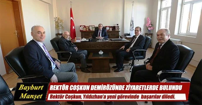 Rektör Coşkun Demirözü’nde ziyaretlerde bulundu