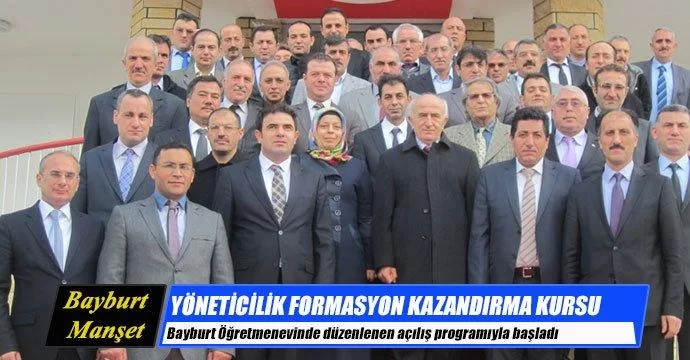 Yöneticilik Formasyon Kazandırma Kursu Başladı