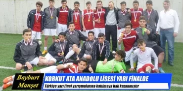 Korkut Ata Anadolu Lisesi Yarı Finalde