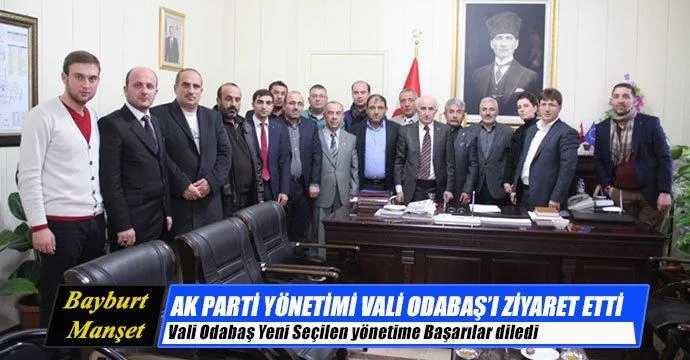 Ak Parti Yönetimi Vali Odabaş'ı Ziyaret Etti