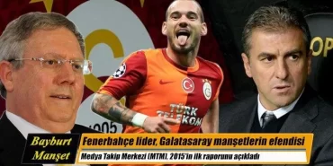 Fenerbahçe lider, Galatasaray manşetlerin efendisi