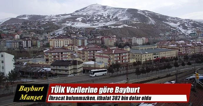 TÜİK verilerine göre 2014 yılında Bayburt