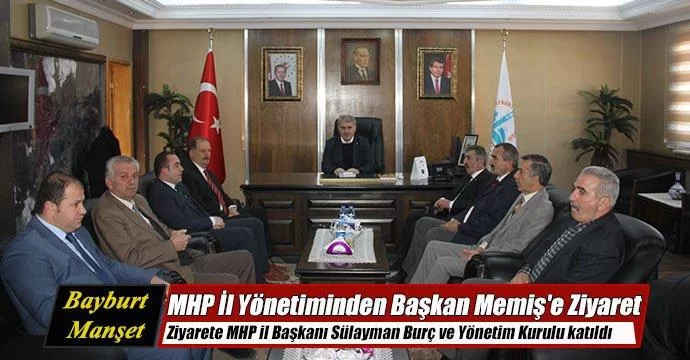 MHP İl Yönetiminden Başkan Memiş'e Ziyaret