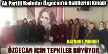 Bayburt Özgecan için sokaktaydı!