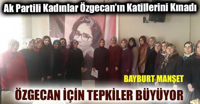 Bayburt Özgecan için sokaktaydı!