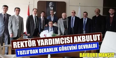 Sezgin Akbulut dekanlık görevini devraldı
