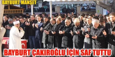 Şehit Çakıroğlu için gıyabi cenaze namazı kılındı
