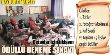 Ödüllü Deneme Sınavı Heyecanı Başlıyor
