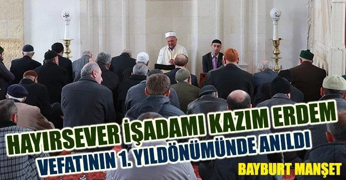 Kazım Erdem Vefatının 1. Yıldönümünde Anıldı