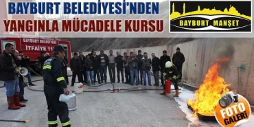 Bayburt Belediyesi Yangınla Mücadele