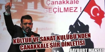 Kültür ve Sanat Kulübü'nden Çanakkale Şiir Dinletisi