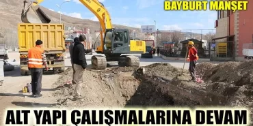 Alt yapı çalışmalarına devam