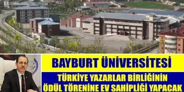Bayburt ödül törenine ev sahipliği yapacak