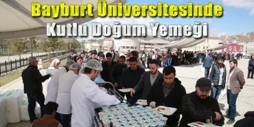 Bayburt Üniversitesinde Kutlu Doğum Yemeği