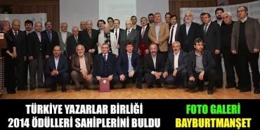 Türkiye Yazarlar Birliği 2014 ödülleri sahiplerini buldu