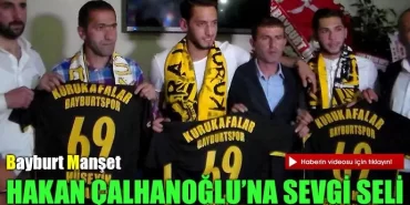 Hakan Çalhanoğlu’na Sevgi Seli