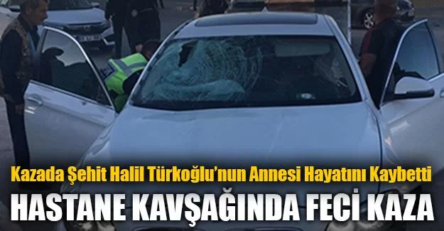 Hastane Kavşağında Feci Kaza