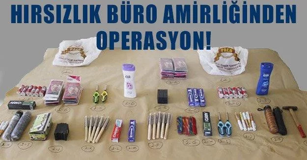 Hırsızlık Büro Amirliğinden Operasyon!