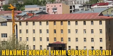 Hükümet Konağı Yıkım Süreci Başladı