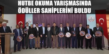 Hutbe Okuma Yarışmasında Ödüller Sahiplerini Buldu