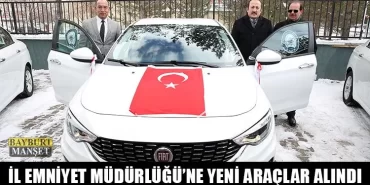 İl Emniyet Müdürlüğü’ne Yeni Araçlar Alındı